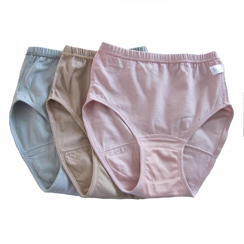 Leakproof Women’s Incontinence Underwear (3-Pack) – Soft Cotton, All-Day Protection & Comfort