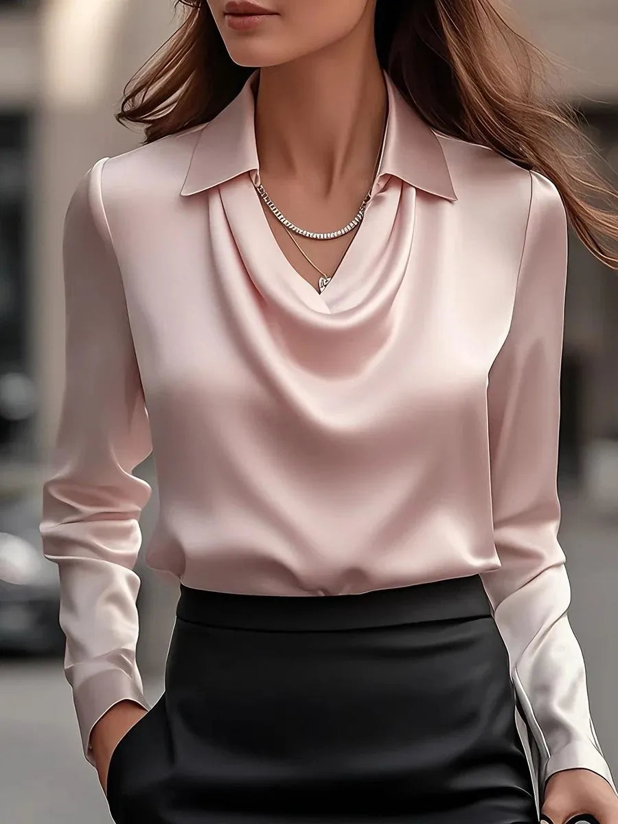 LuxeLine Swing Collar Top