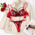 Scarlet Seduction Lace Set