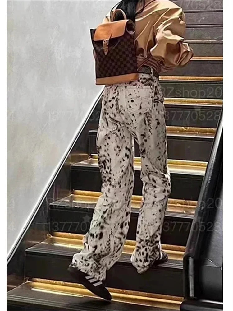 LeopardCore Wide Jeans 🐆