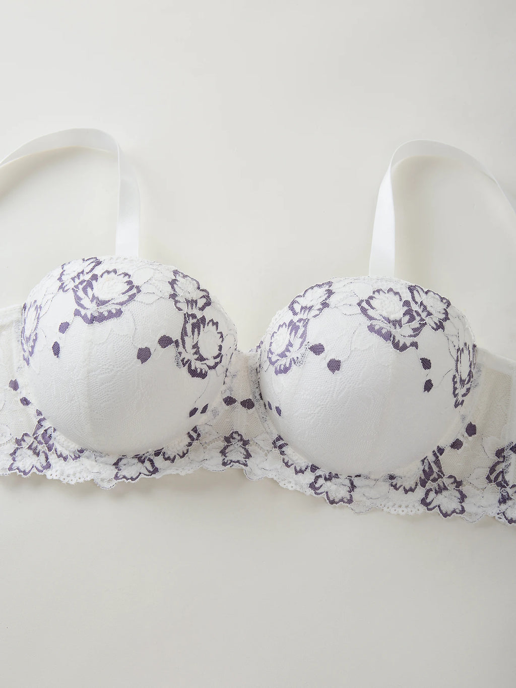 Comfort Lace Wide Strap Bra for Women Plus Size