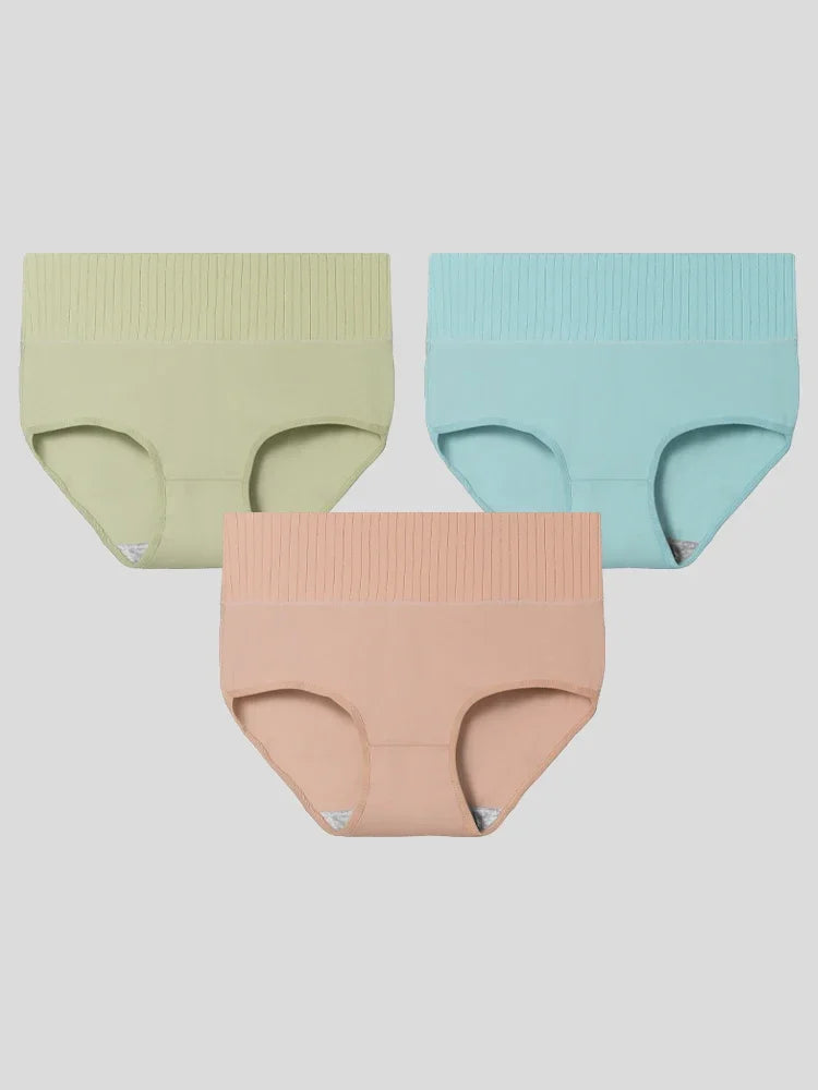5-Pack Women’s Cotton Triangle Panties – Breathable Mid-Waist Soft Summer Underwear