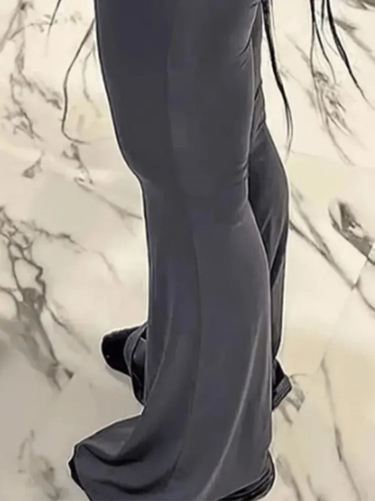 GlamourSculpt Ruched Flared Leggings