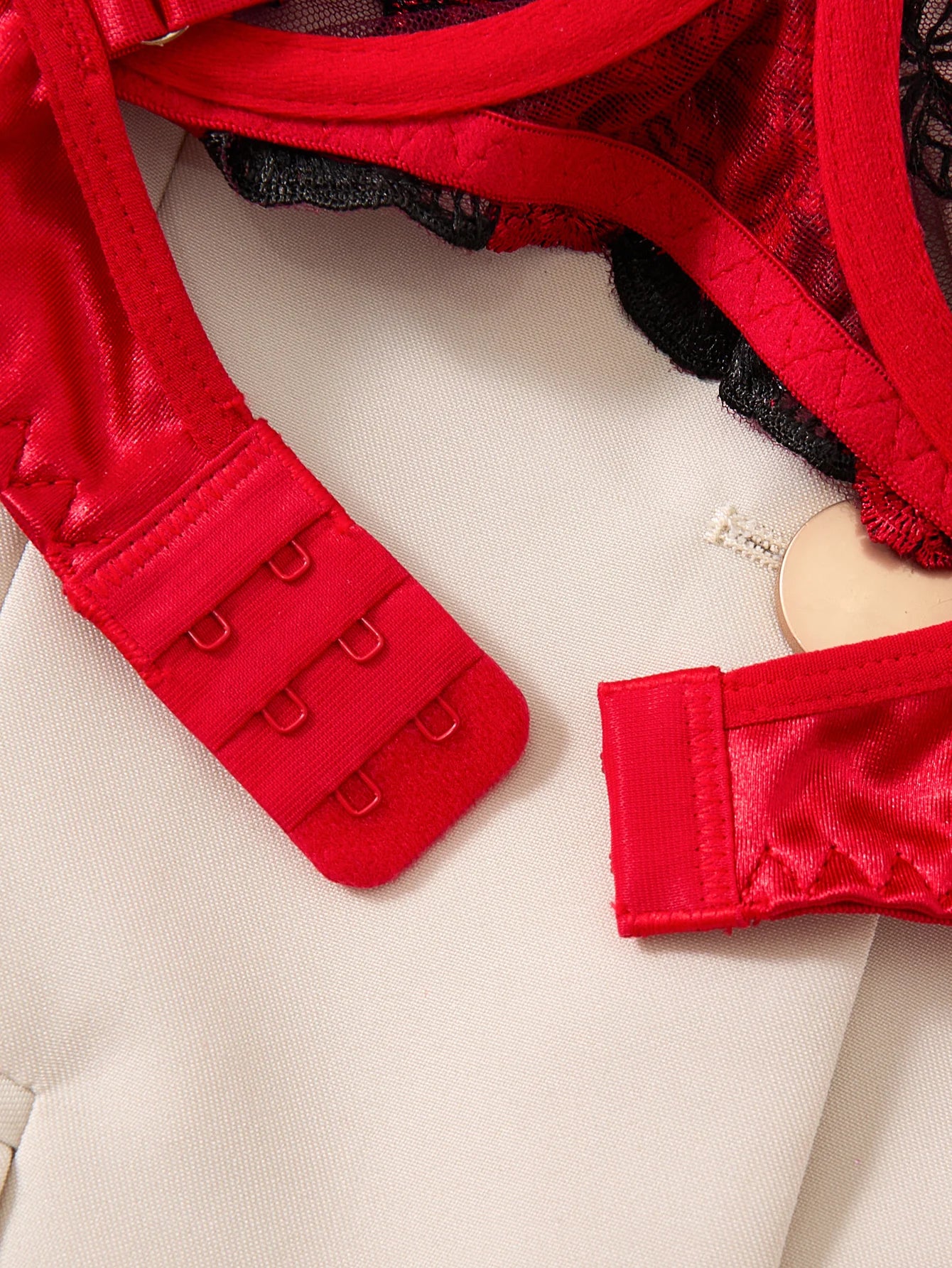 Scarlet Seduction Lace Set