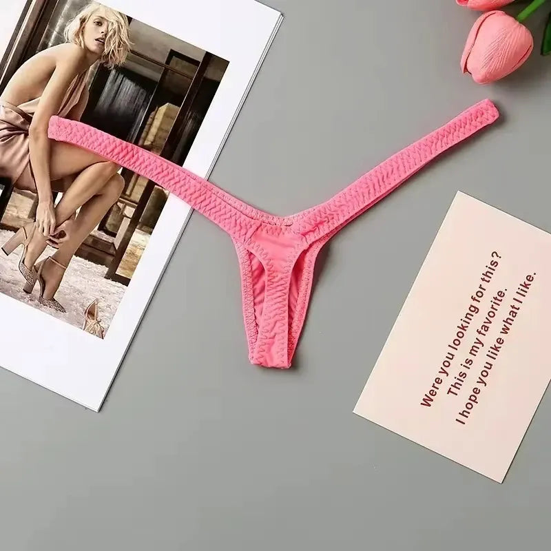LunaSilk™ 4-Pack Seamless Cotton Thongs – Breathable, Invisible & All-Day Comfort