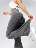 High Waist Bell Bottom Yoga Pants